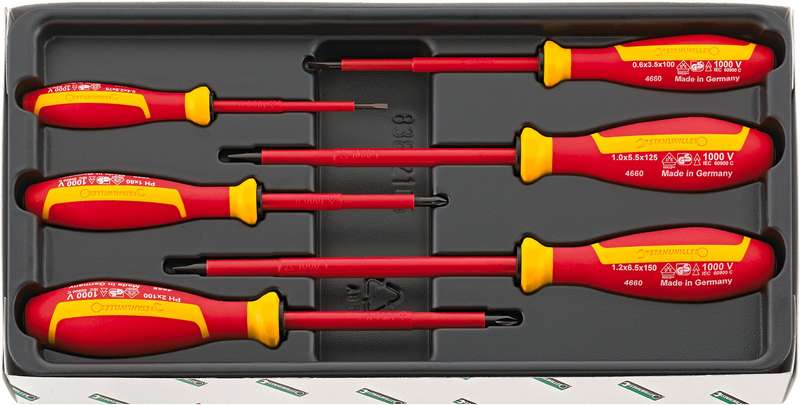 S/Wille Screwdriver Set Elec Vde 4695