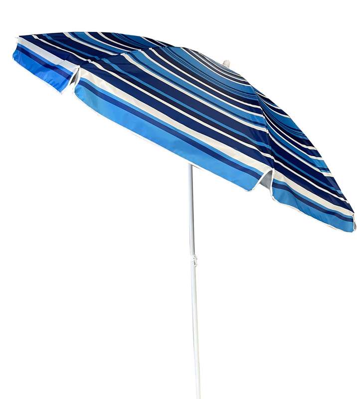Seagull Beach Umbrella 225 Cm Tilt Uv50Silver Coated