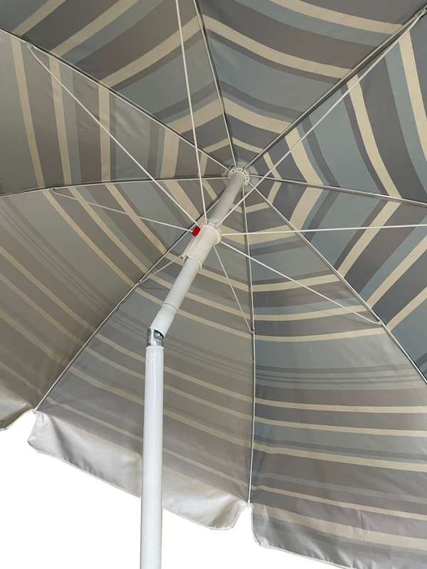 Seagull Beach Umbrella 225 Cm Tilt Uv50Silver Coated