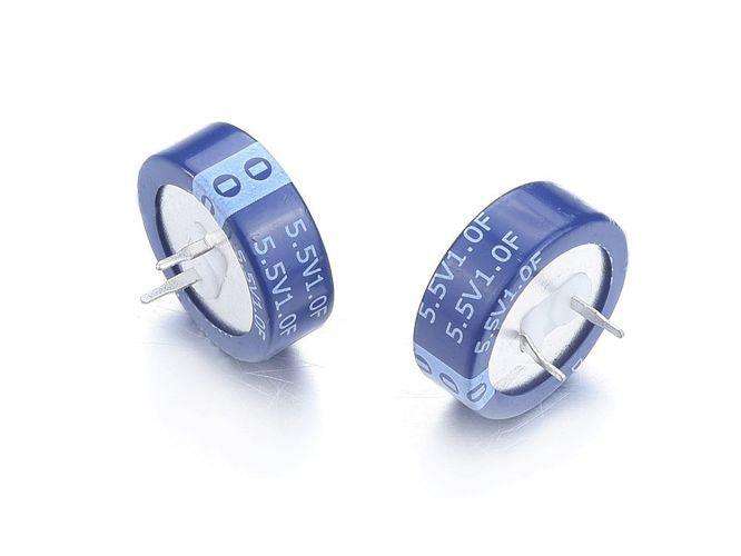 Super Capacitor Radial D/L 0.1 F 5.5 Vdc P=5 13 X6.5 Se 5 R5 D104 Vyc3 H