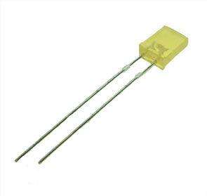Led 5x2 Yellow Dif. Rec 6mcd 27mm Suy25 D