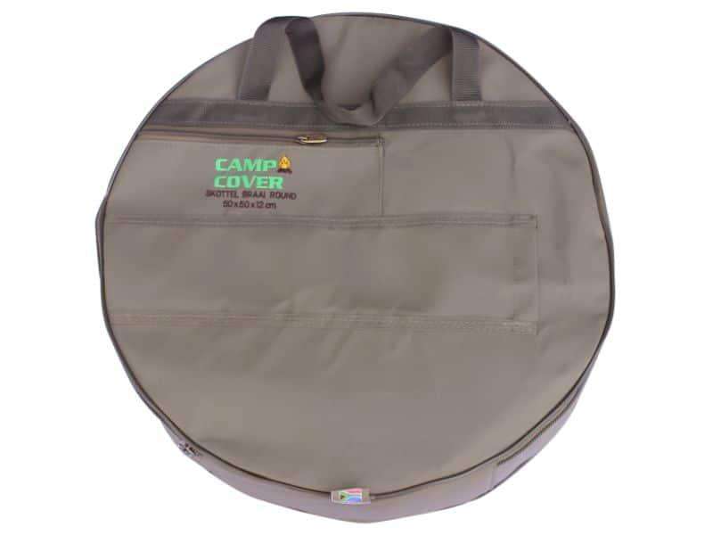 Camp Cover Skottel Braai Cover Ripstop Round Shape Khaki