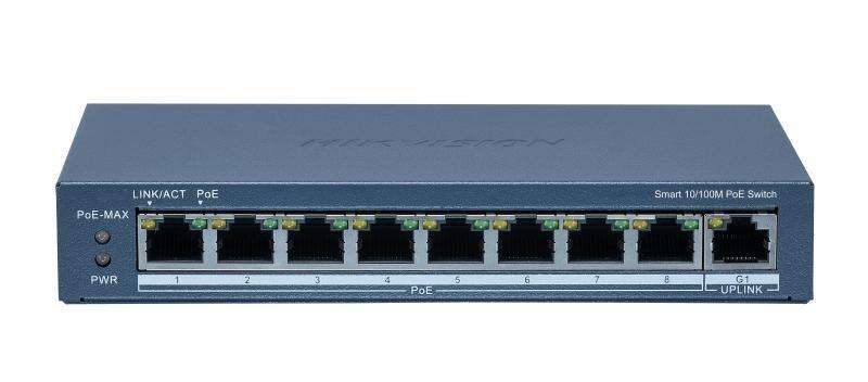 Hikvision - 8 port Smart POE switch 110w POE
