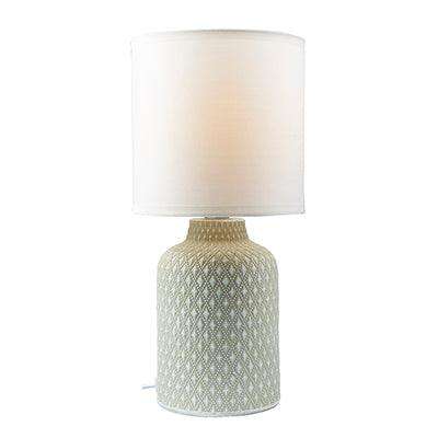 Castile Table Lamp Grey E27 1x40w