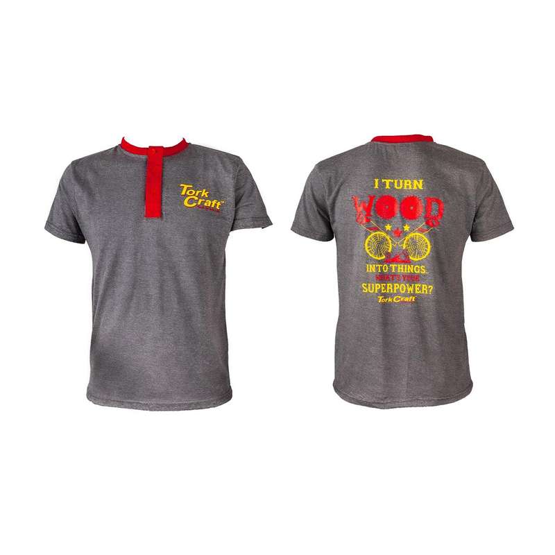 Tork Craft T Shirt Grey 3 X Large I Turn Wood