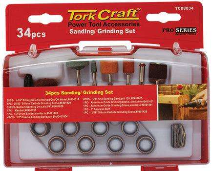 Sanding & Grinding Set 34 Pce Mini