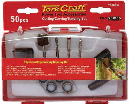 Cutting Carving Sanding Set 50 Pce Mini