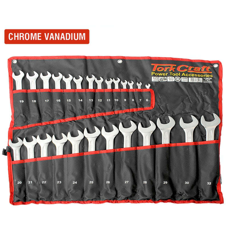26 Pcs Combination Spanner Set 6 32 Mm