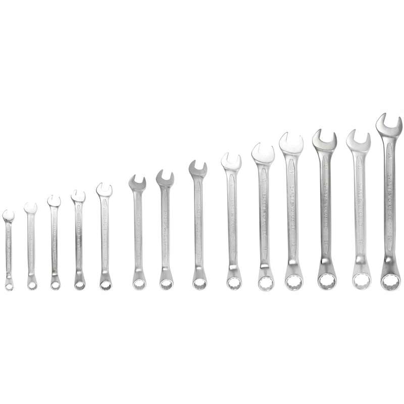 14 Pcs Deep Offset Combination Spanner Set 8 24 Mm