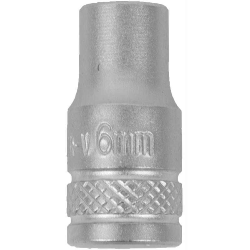 Socket 6 Mm 1/4' Drive Crv 12 Point