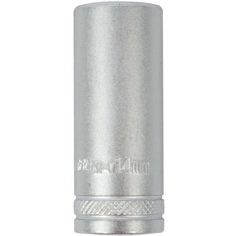 Socket 14 Mm 1/4' Dr Deep Socket Crv 12 Point