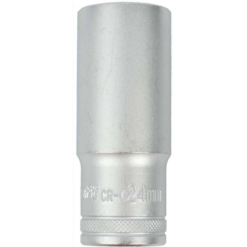 Socket 24 Mm 1/2' Dr Deep Socket Crv 12 Point