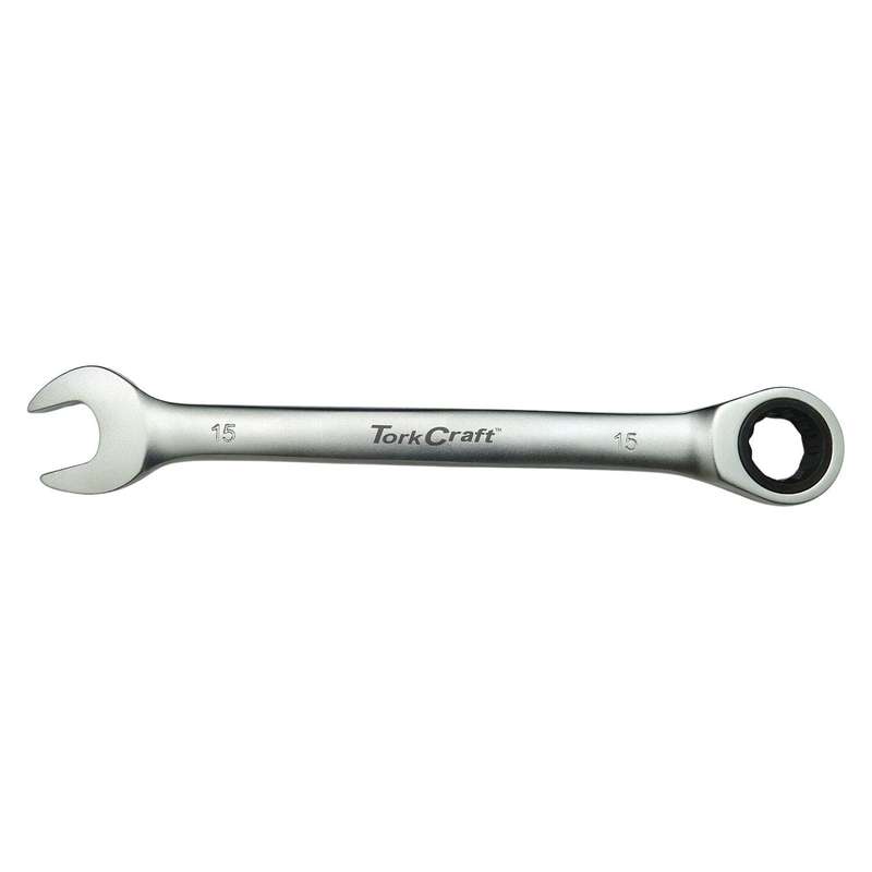 Combination Ratchet Wrench 15 Mm Fixed Head Spanner