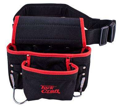 Tool Pouch Nylon With Belt 8 Pocket + Loops
