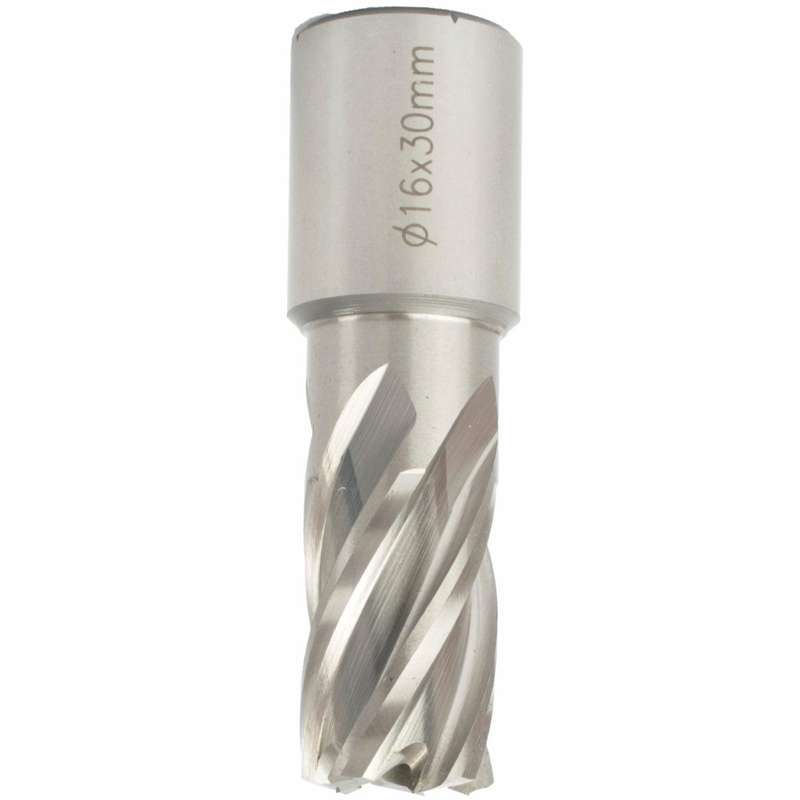 Annular Hole Cutter Hss 16 X 30 Mm Weld Shank 19.05 Mm