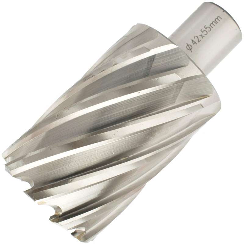 Annular Hole Cutter Hss 42 X 55 Mm Weld Shank 19.05 Mm