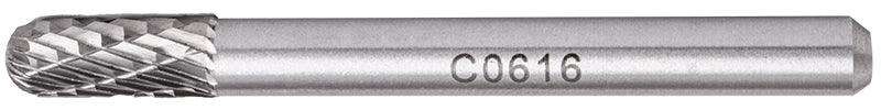 Rotary Burr Tungsten 6 X16 X6 Mm Rnd.Point