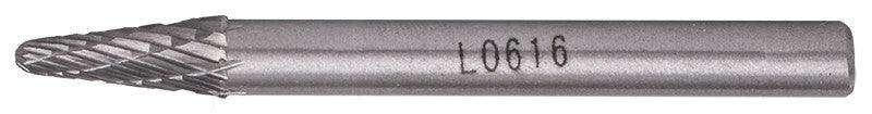 Rotary Burr Tungsten 6 X16 X6 Mm Conical