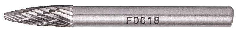 Rotary Burr Tungsten 6 X18 X6 Mm Round Point