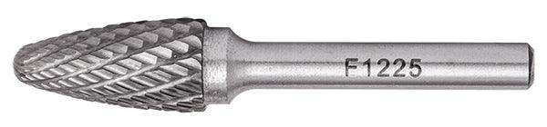 Rotary Burr Tungsten 12 X25 X6 Mm Conical Round Point