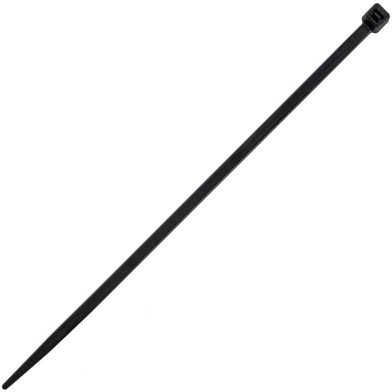 Nylon Cable Ties 4.8 Mm X 200 Mm Black 100 Pc
