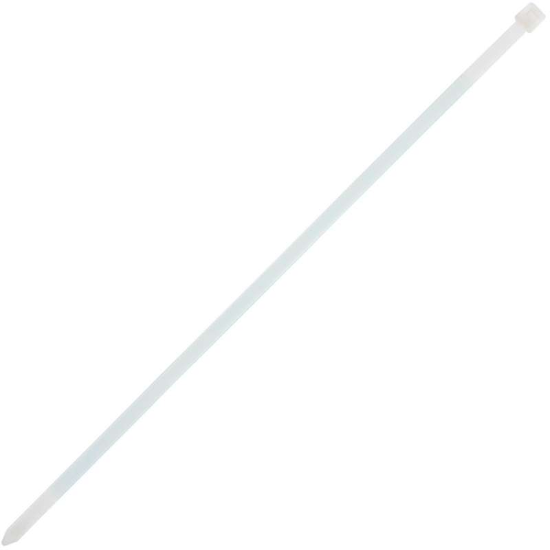 Nylon Cable Ties 4.8 Mm X 300 Mm White 10 Pc