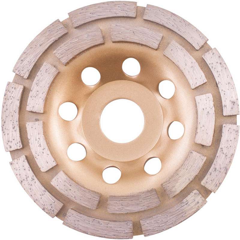 Dia. Cup Wheel 115 X 22.23 Mm Dbl Row Cold Pressed