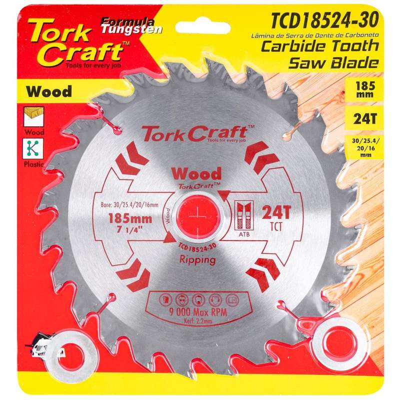Blade Tct 185 X 24 T 30/20/16/1 General Purpose Combination
