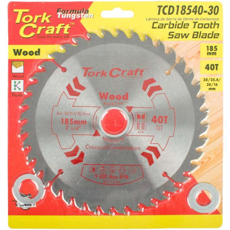 Blade Tct 185 X 40 T 30/20/16/1 General Purpose Combination