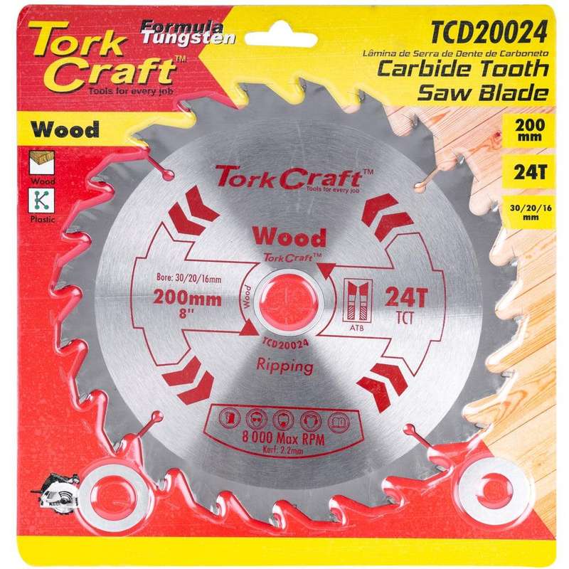 Blade Tct 200 X 24 T 30/20/16 General Purpose Rip
