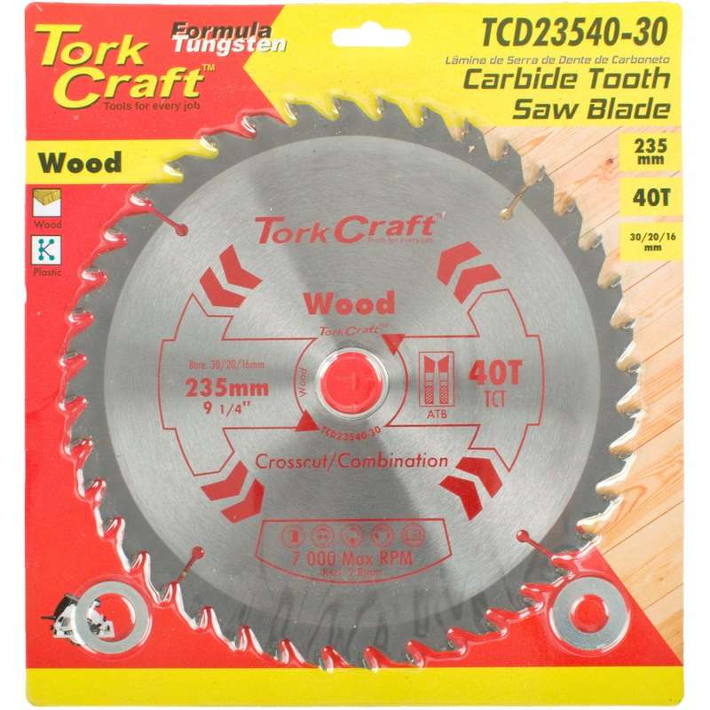 Blade Tct 235 X 40 T 30/16 General Purpose Combination