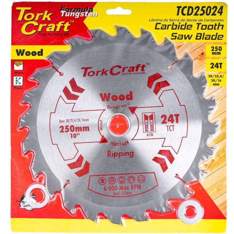 Blade Tct 250 X 24 T 30 16 General Purpose Rip