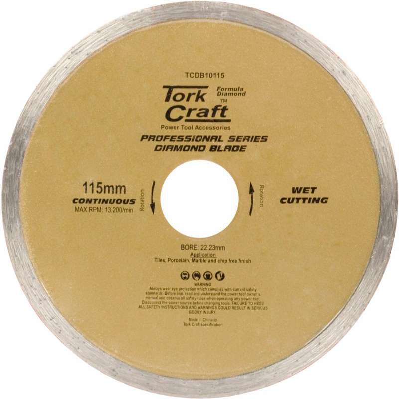 Diamond Blade 115 Mm Cont.Rim Profesional