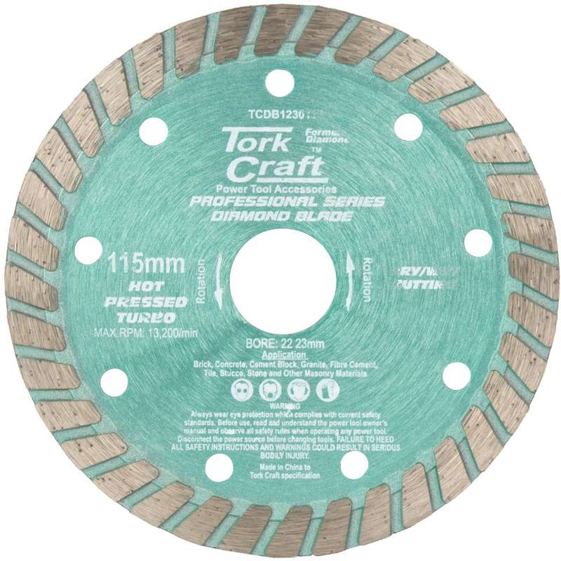 Diamond Blade 115 Mm Turbo Hot Pressed