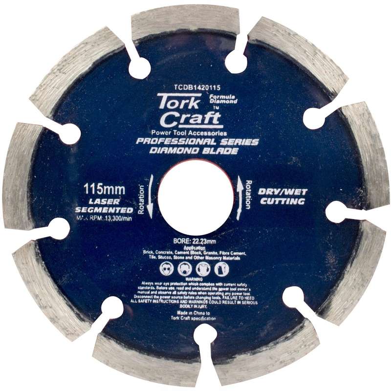 Diamond Blade 115 Mm Segmented Laser Industrial