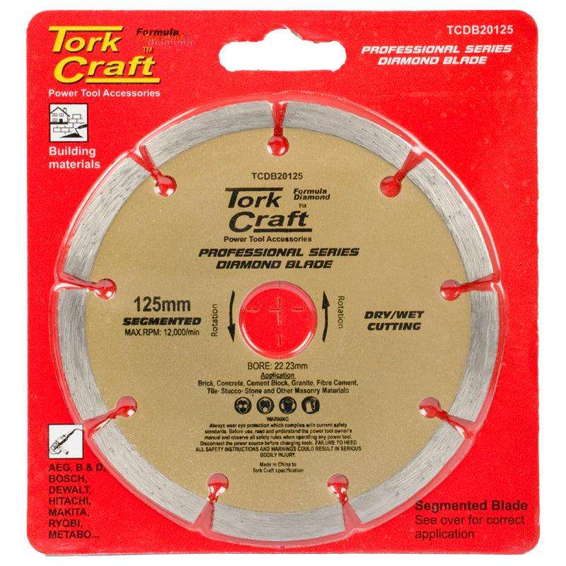 Diamond Blade Segmented 125 X22.22 Mm Sintered Profesional