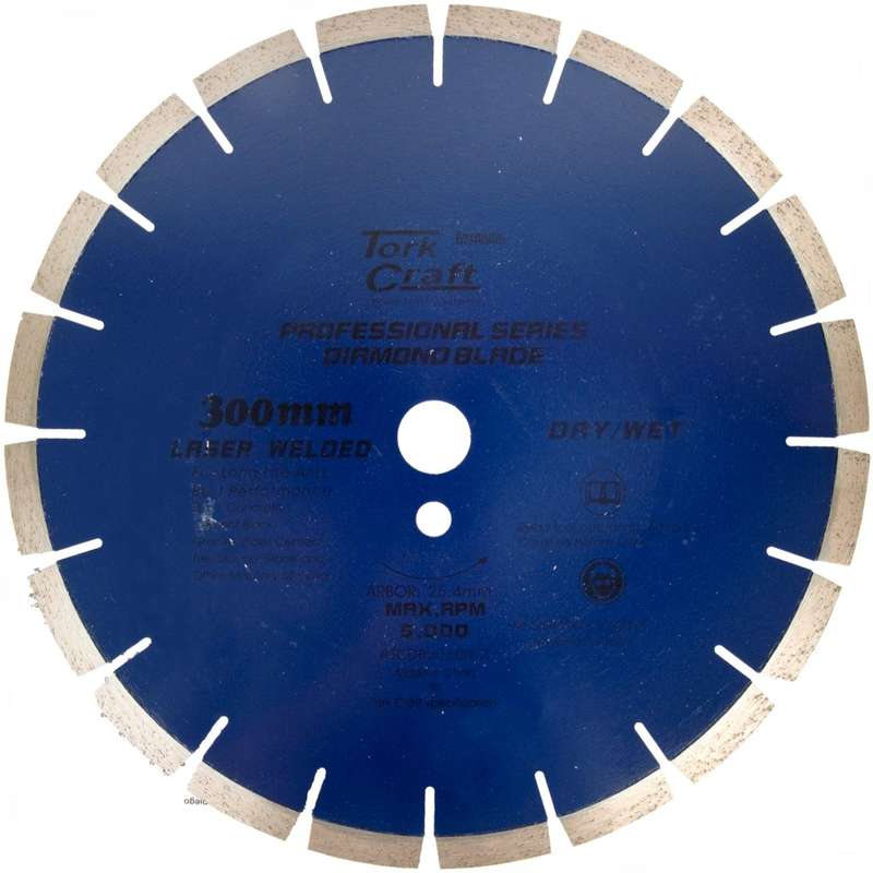 Dia. Blade 300x12x25.4 Mm Gen. Purp. Laser Welded Segmented