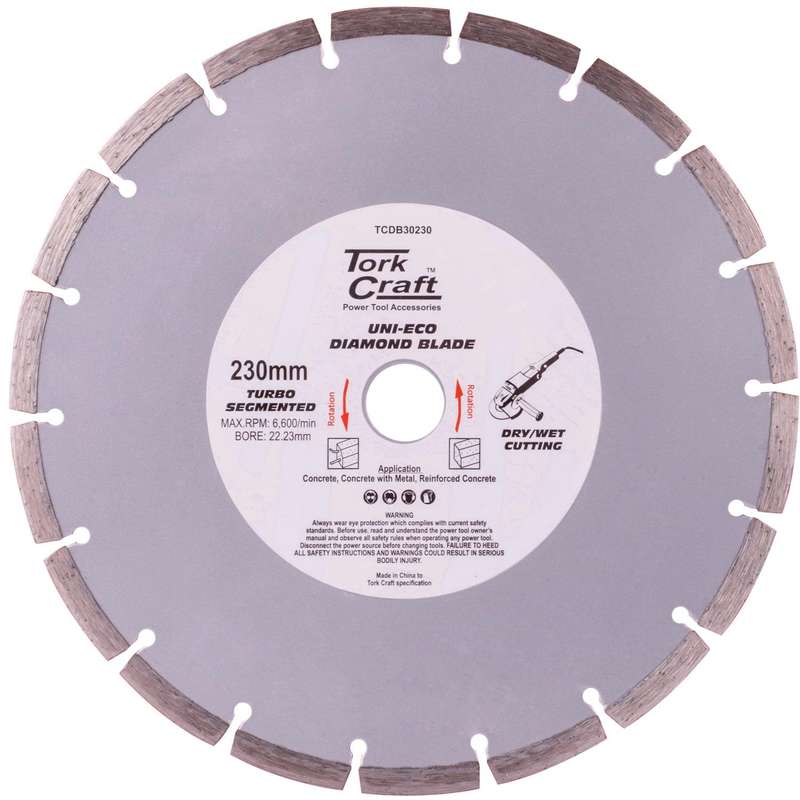 Diamond Blade Segm 230 Mm Reinforced Concrete