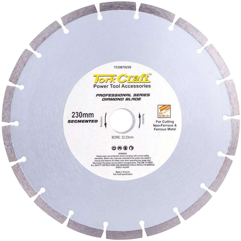 Diamond Blade Seg.230 X22.23 Mm Metal Cutting