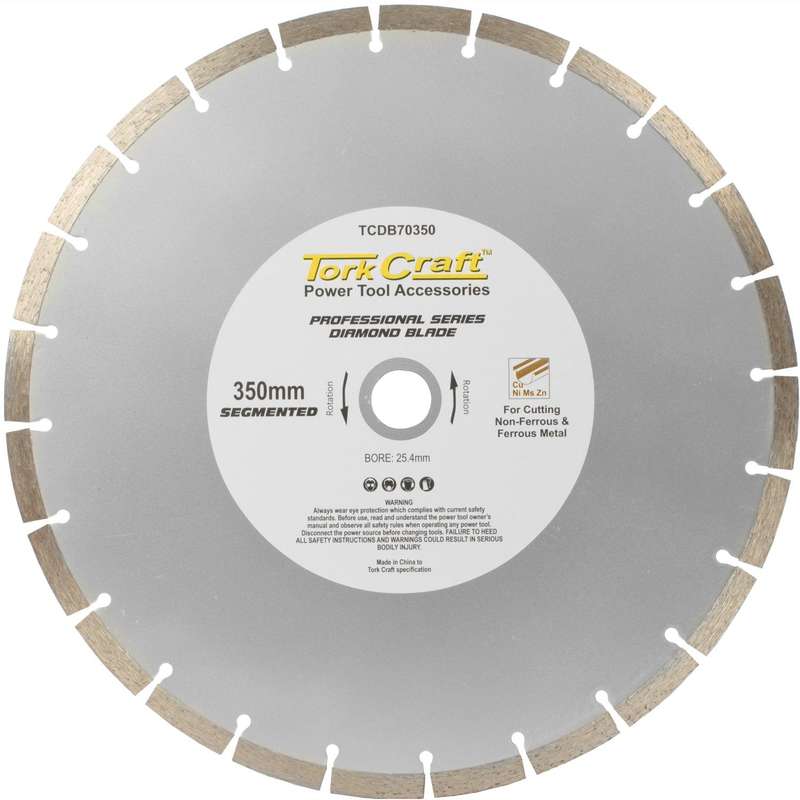 Diamond Blade Seg.350 X25.4 Metal Cutting