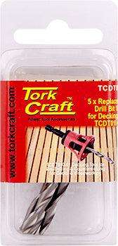Replacement Drill Bits 10 G X 5 Pc For Decking Tool Tcdt010 01