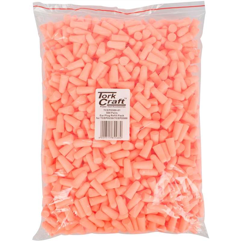 Ear Plug Refill Pack 500 Pairs For Tcepd250 And Tcepd500