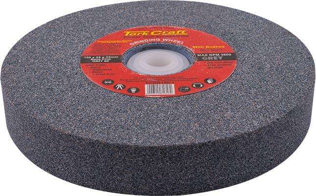 Grinding Wheel 150 X25 X32 Mm Bore Fine 60 Gr W/Bushes For Bench Grinder