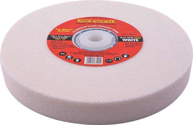 Grinding Wheel 150 X20 X32 Mm Bore 60 Gr W/Bushes For B/G White