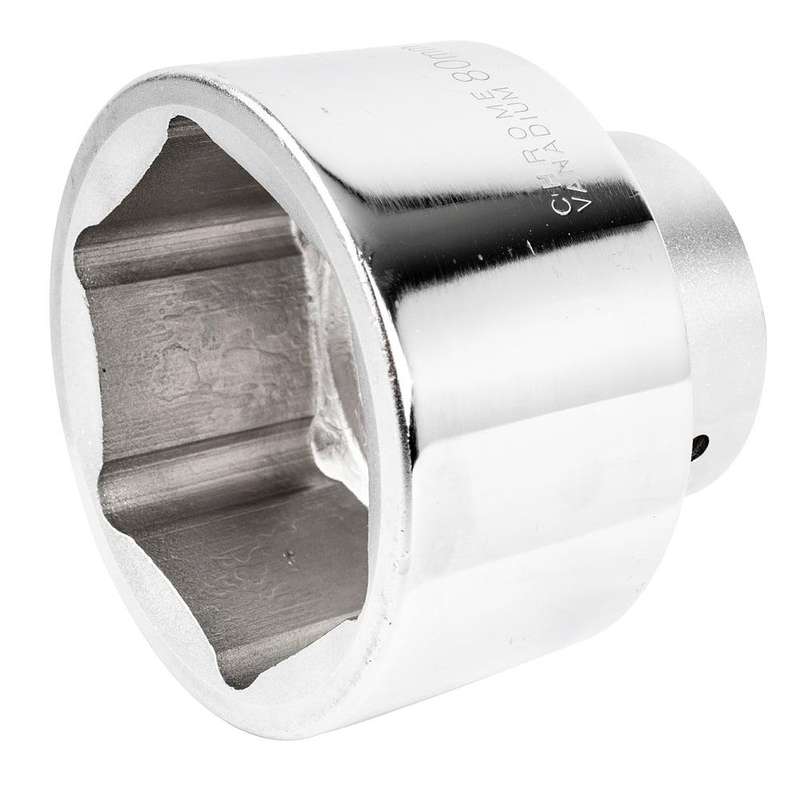 Socket 80 Mm 1' Drive Crv Hex