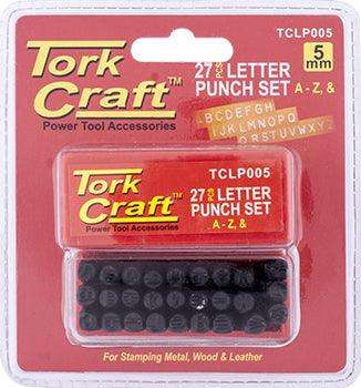 Letter Punch Set 5 Mm (A Z) Capital Black Finish