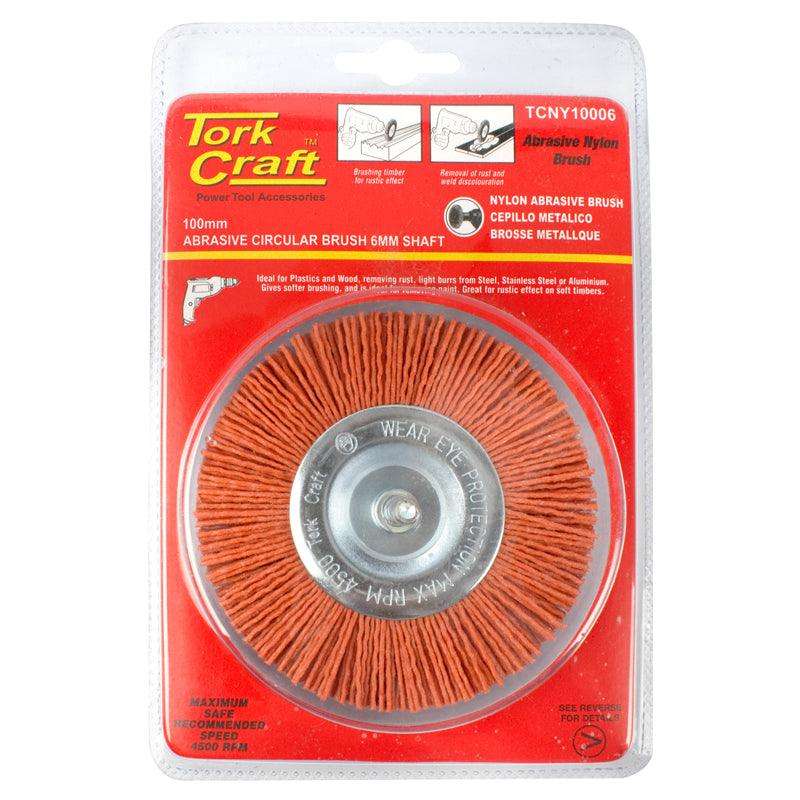 Nylon Wheel Brush 100 X 6 Mm Tcw