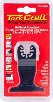 Quick Change Flush Cut Universal Saw Blade 65 Mm(2 1/2')18 Tpi