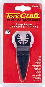 Quick Change Sharp Scraper 28 X50 Mm(1 1/8'x2')