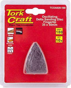 Oscillating Sandpaper A/O 35 X50 Mm 10 Pc Fingertip 180 Grit
